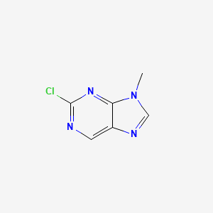 molecular formula C6H5ClN4 B1588304 2-chloro-9-methyl-9H-purine CAS No. 2346-73-8