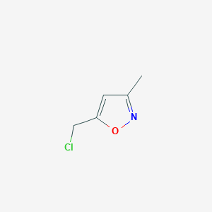 molecular formula C5H6ClNO B1588320 5-(氯甲基)-3-甲基异噁唑 CAS No. 40340-41-8