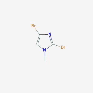 molecular formula C4H4Br2N2 B1588323 2,4-二溴-1-甲基-1H-咪唑 CAS No. 53857-60-6