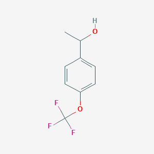 B158833 1-[4-(Trifluoromethoxy)phenyl]ethan-1-ol CAS No. 1737-28-6