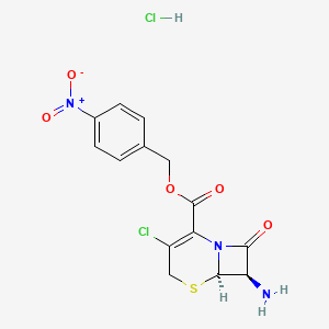 B1588330 p-Nitrobenzyl 7-amino-3-chloro-3-cephem-4-carboxylate hydrochloride CAS No. 53483-70-8