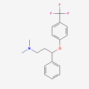 molecular formula C18H20F3NO B1588354 N,N-二甲基-3-苯基-3-[4-(三氟甲基)苯氧基]丙-1-胺 CAS No. 56225-81-1