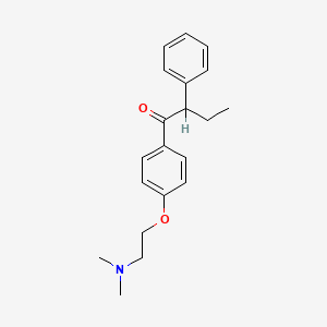 molecular formula C20H25NO2 B1588362 (2RS)-1-(4-(2-(二甲氨基)乙氧基)苯基)-2-苯基丁烷-1-酮 CAS No. 68047-07-4