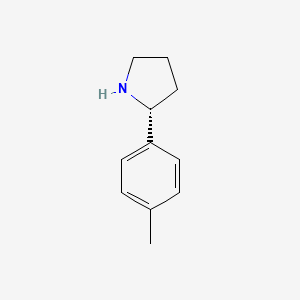 molecular formula C11H15N B1588398 (R)-2-(P-Tolyl)pyrrolidine CAS No. 1227908-77-1
