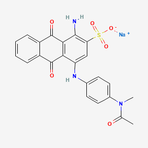 molecular formula C23H18N3O6S- B1588404 酸性蓝41 CAS No. 2666-17-3