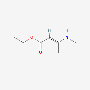 molecular formula C7H13NO2 B1588406 Ethyl 3-(methylamino)-2-butenoate CAS No. 870-85-9