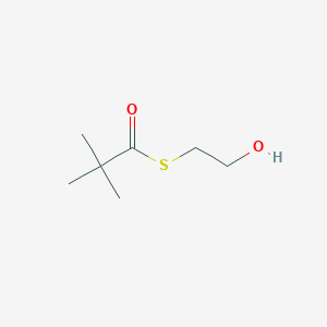 molecular formula C7H14O2S B1588437 S-(2-羟乙基) 2,2-二甲基丙烷硫酸酯 CAS No. 153121-88-1
