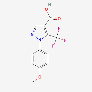 B1588444 1-(4-Methoxyphenyl)-5-(trifluoromethyl)-1H-pyrazole-4-carboxylic acid CAS No. 98534-83-9