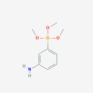 molecular formula C9H15NO3Si B1588455 间氨基苯基三甲氧基硅烷 CAS No. 70411-42-6