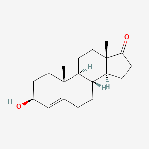 molecular formula C19H28O2 B1588466 4-雄烯-3β-醇-17-酮 CAS No. 571-44-8