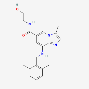molecular formula C21H26N4O2 B1588467 利那唑仑 CAS No. 248919-64-4