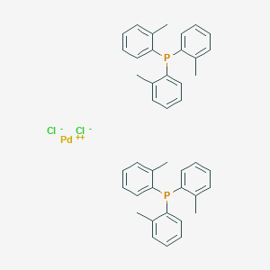 molecular formula C42H42Cl2P2Pd B1588481 二氯双(三邻甲苯基膦)钯(II) CAS No. 40691-33-6