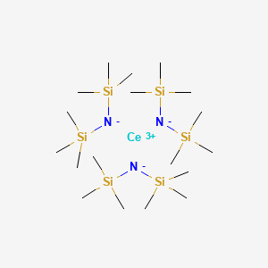 molecular formula C18H54CeN3Si6 B1588490 三[N,N-双(三甲基甲硅烷基)酰胺]铈(III) CAS No. 41836-21-9