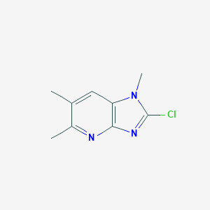 molecular formula C9H10ClN3 B015885 2-氯-1,5,6-三甲基咪唑并[4,5-b]吡啶 CAS No. 887354-13-4