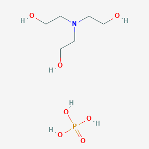 molecular formula C6H18NO7P B158850 磷酸三乙醇胺 CAS No. 10017-56-8