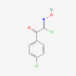 molecular formula C8H5Cl2NO2 B1588502 4-氯苯基乙酰羟肟酸氯 CAS No. 6305-05-1