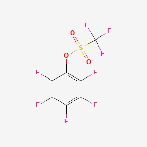 molecular formula C7F8O3S B1588521 五氟苯基三氟甲磺酸盐 CAS No. 60129-85-3