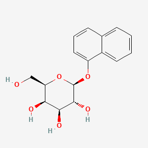 molecular formula C16H18O6 B1588528 1-萘基β-D-半乳吡喃糖苷 CAS No. 41335-32-4