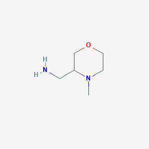 B1588538 (4-Methylmorpholin-3-yl)methanamine CAS No. 68431-71-0