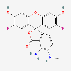 B1588539 4-Amino-5-methylamino-2',7'-difluorescein CAS No. 254109-20-1