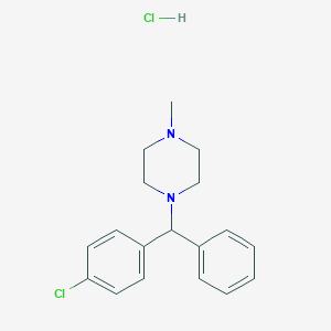 molecular formula C18H22Cl2N2 B158855 盐酸氯环己嗪 CAS No. 1620-21-9