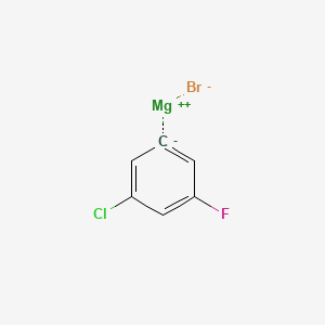 molecular formula C6H3BrClFMg B1588595 3-Chloro-5-fluorophenylmagnesium bromide CAS No. 480438-50-4