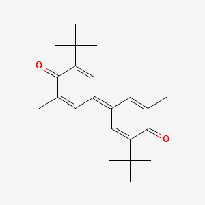 molecular formula C22H28O2 B1588605 (4E)-2-tert-butyl-4-(3-tert-butyl-5-methyl-4-oxocyclohexa-2,5-dien-1-ylidene)-6-methylcyclohexa-2,5-dien-1-one CAS No. 2417-00-7