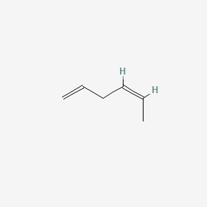 B1588608 cis-1,4-Hexadiene CAS No. 7318-67-4