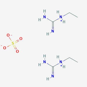 molecular formula C6H20N6O4S B1588637 N-乙基胍硫酸盐 CAS No. 3482-86-8