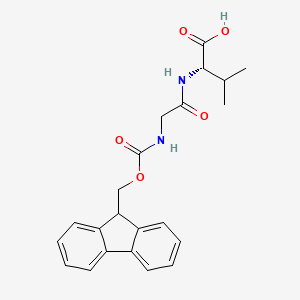 molecular formula C22H24N2O5 B1588653 Fmoc-甘氨酸-缬氨酸-OH CAS No. 86895-14-9