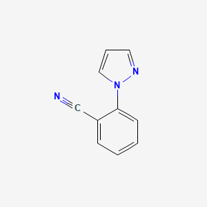 molecular formula C10H7N3 B1588674 2-(1H-pyrazol-1-yl)benzonitrile CAS No. 25775-03-5