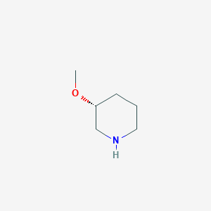 molecular formula C6H13NO B1588678 (3R)-3-甲氧基哌啶 CAS No. 651341-54-7