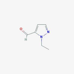 molecular formula C6H8N2O B1588681 1-ethyl-1H-pyrazole-5-carbaldehyde CAS No. 902837-62-1
