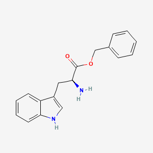 molecular formula C18H18N2O2 B1588684 L-Tryptophan benzyl ester CAS No. 4299-69-8