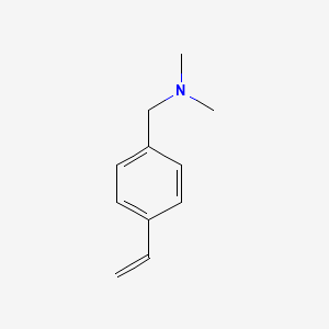 molecular formula C11H16N+ B1588685 Benzenemethanamine, 4-ethenyl-N,N-dimethyl- CAS No. 2245-52-5