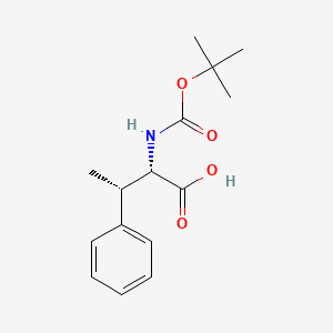 molecular formula C15H20NO4- B1588687 (2S,3S)-2-((tert-Butoxycarbonyl)amino)-3-phenylbutanoic acid CAS No. 90731-57-0