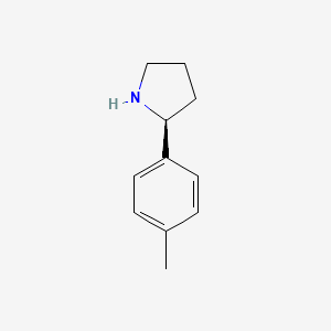 molecular formula C11H15N B1588689 (2S)-2-(4-methylphenyl)pyrrolidine CAS No. 1217847-41-0