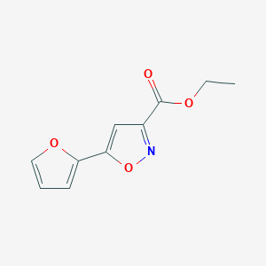 B1588691 Ethyl 5-(2-furyl)isoxazole-3-carboxylate CAS No. 33545-40-3