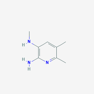 molecular formula C8H13N3 B015887 2-Amino-5,6-dimethyl-3-methylaminopyridine CAS No. 161091-50-5