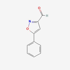 molecular formula C10H7NO2 B1588700 5-Phenylisoxazole-3-carbaldehyde CAS No. 59985-82-9