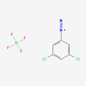 molecular formula C6H3BCl2F4N2 B1588707 3,5-Dichlorophenyldiazonium tetrafluoroborate CAS No. 350-67-4