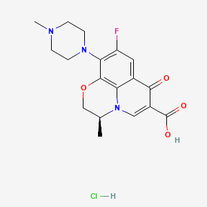 molecular formula C18H21ClFN3O4 B1588710 Levofloxacin hydrochloride CAS No. 177325-13-2
