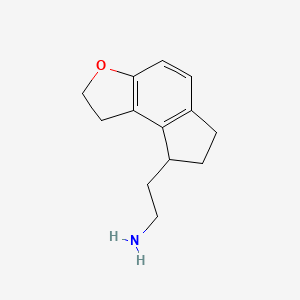molecular formula C13H17NO B1588717 2-(2,6,7,8-Tetrahydro-1H-indeno[5,4-b]furan-8-yl)ethanamine CAS No. 448964-37-2