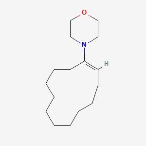 molecular formula C16H29NO B1588728 1-吗啉环十二烯 CAS No. 3725-39-1