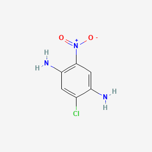 molecular formula C6H6ClN3O2 B1588733 2-氯-5-硝基-1,4-苯二胺 CAS No. 26196-45-2