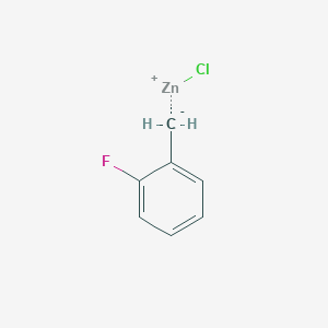 molecular formula C7H6ClFZn B1588737 2-Fluorobenzylzinc chloride CAS No. 312693-05-3