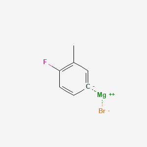 molecular formula C7H6BrFMg B1588738 4-Fluoro-3-methylphenylmagnesium bromide CAS No. 82297-89-0