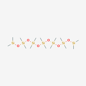 molecular formula C14H42O6Si7 B1588747 1,1,3,3,5,5,7,7,9,9,11,11,13,13-十四甲基庚硅氧烷 CAS No. 19095-23-9