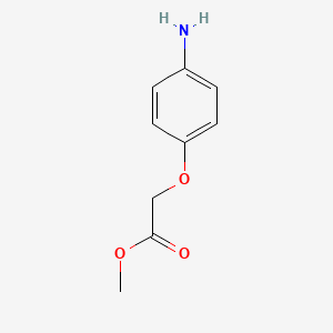 molecular formula C9H11NO3 B1588752 甲基(4-氨基苯氧基)乙酸酯 CAS No. 59954-04-0