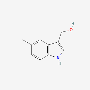 molecular formula C10H11NO B1588778 (5-甲基-1H-吲哚-3-基)甲醇 CAS No. 215997-77-6
